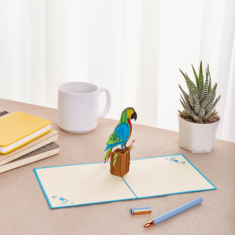 Parrot Pop Up Card