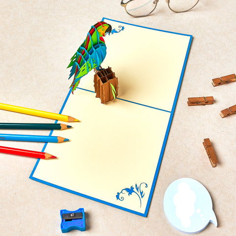 Parrot Pop Up Card