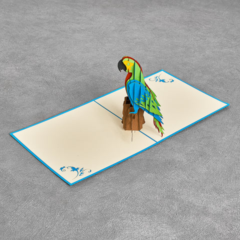 Parrot Pop Up Card