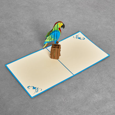 Parrot Pop Up Card