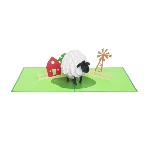 Sheep Pop Up Card