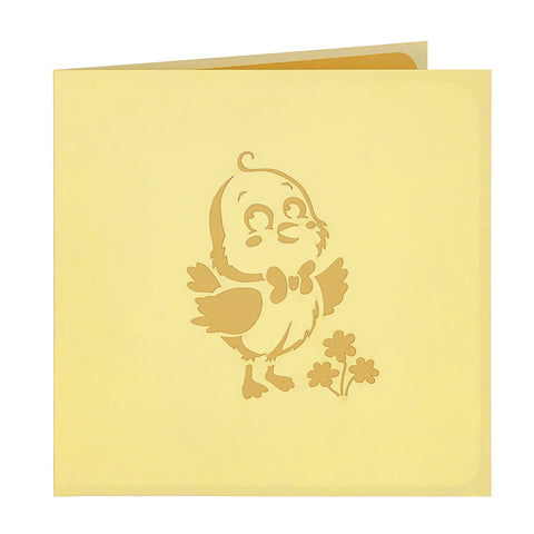 Baby Chicken Pop Up Card