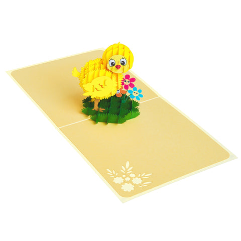 Baby Chicken Pop Up Card