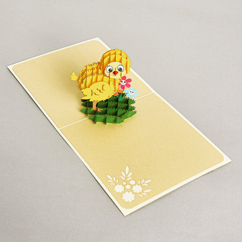 Baby Chicken Pop Up Card