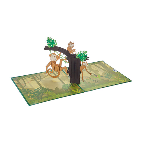 Monkey Pop Up Card