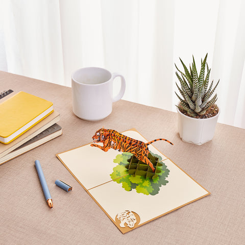 Tiger Pop Up Card