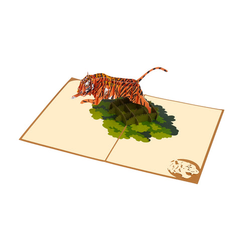 Tiger Pop Up Card