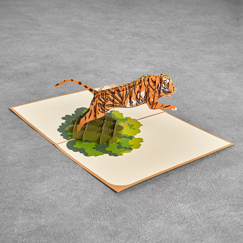 Tiger Pop Up Card