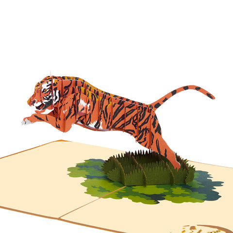 Tiger Pop Up Card