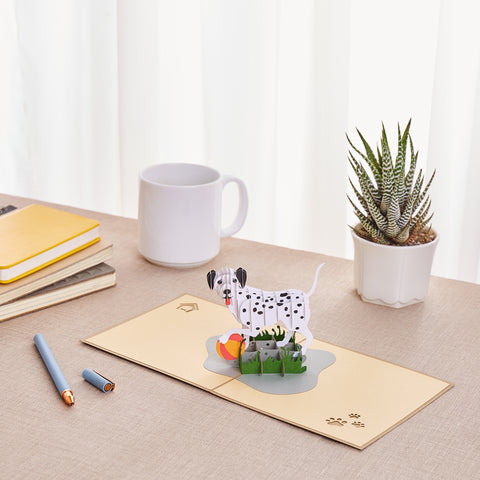 Dalmatian Pop Up Card