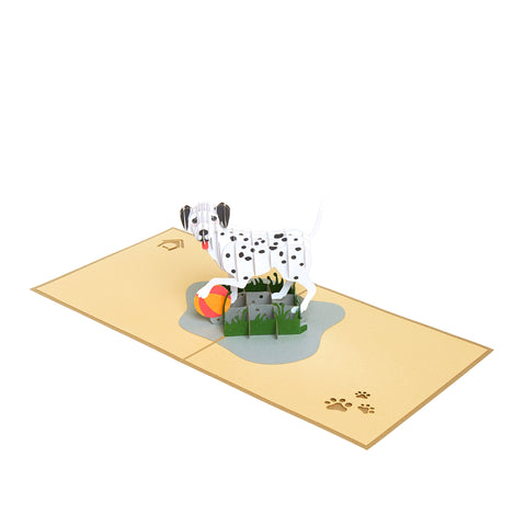 Dalmatian Pop Up Card