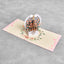 Rose Basket and Champagne Pop Up Card