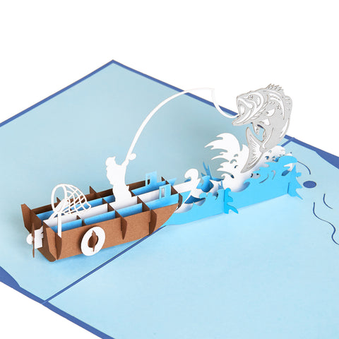Fishing Pop Up Card