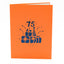 75th Birthday Pop Up Card