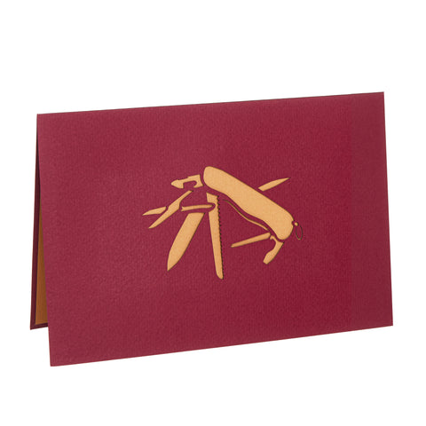 Pocket Knife Pop Up Card