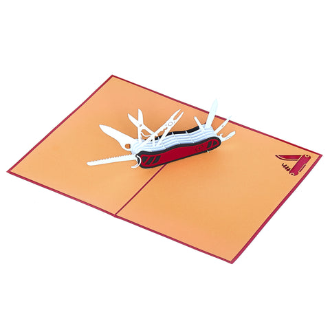 Pocket Knife Pop Up Card