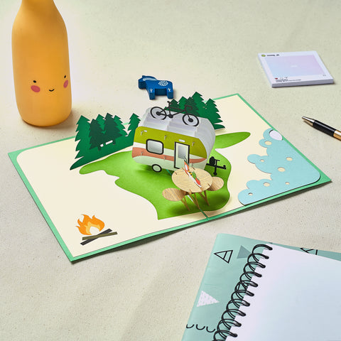 Camping Trip Pop Up Card