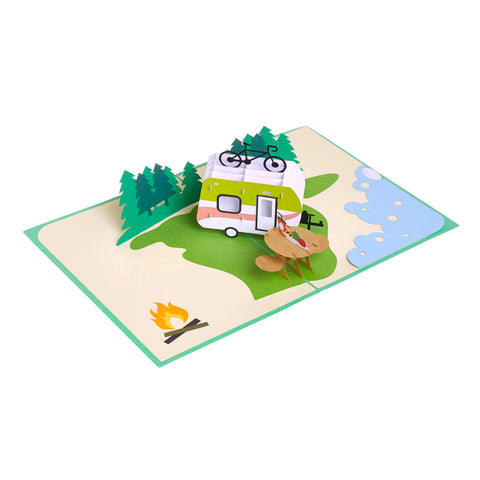 Camping Trip Pop Up Card