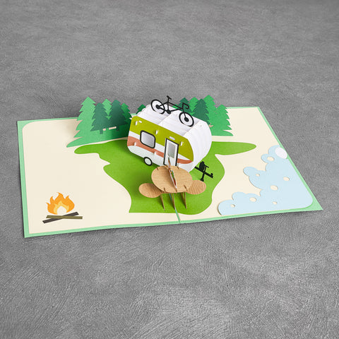 Camping Trip Pop Up Card