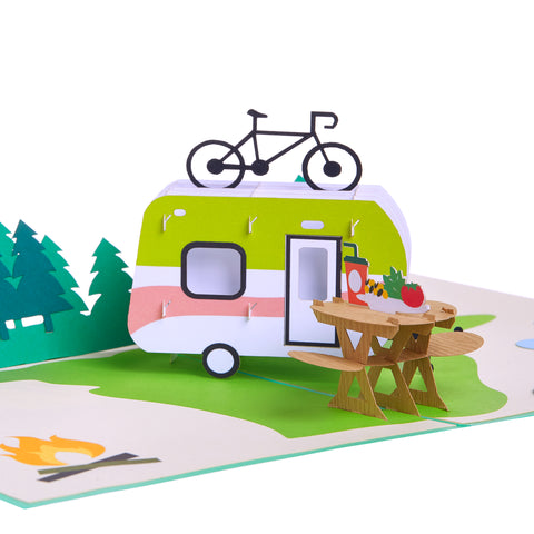 Camping Trip Pop Up Card