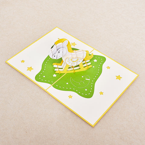 Baby Shower Pop Up Card - Neutral Gender