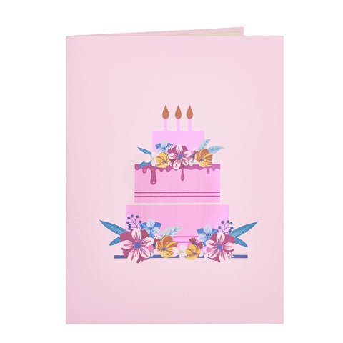 Birthday Cake Pop Up Card