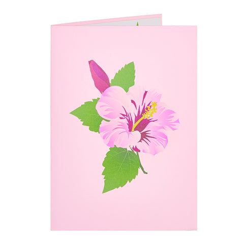 Hibiscus Pop Up Card