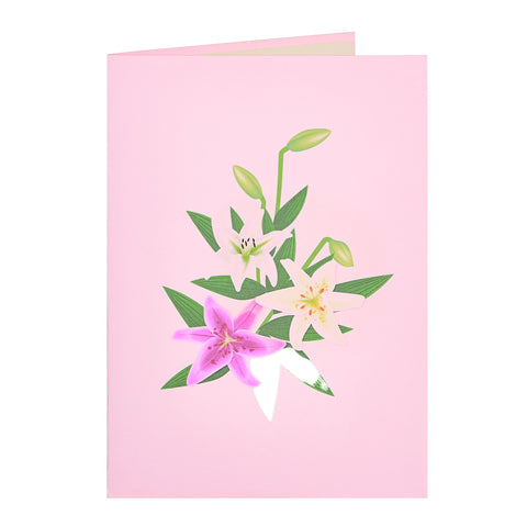 Lily Pop Up Card