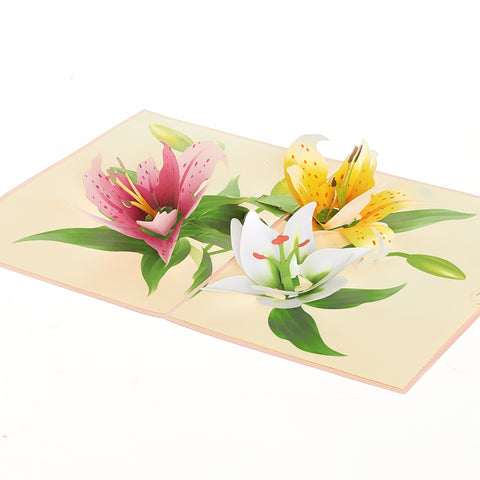 Lily Pop Up Card