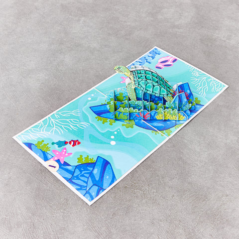 Sea Turtle Pop Up Card