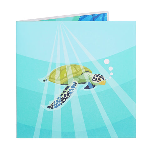 Sea Turtle Pop Up Card