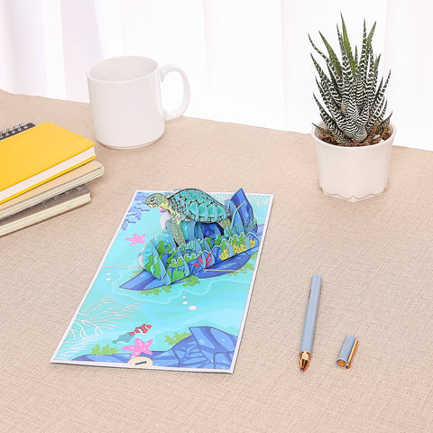 Sea Turtle Pop Up Card