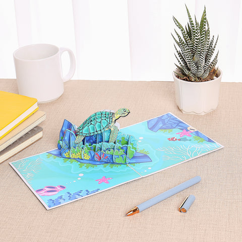 Sea Turtle Pop Up Card