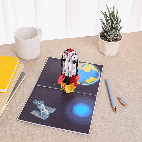 Rocket Pop Up Card