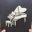 Grand Piano Pop Up Card