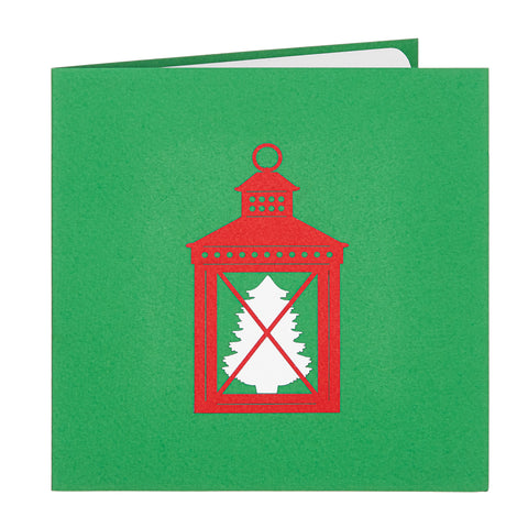 Christmas Lantern Pop Up Card