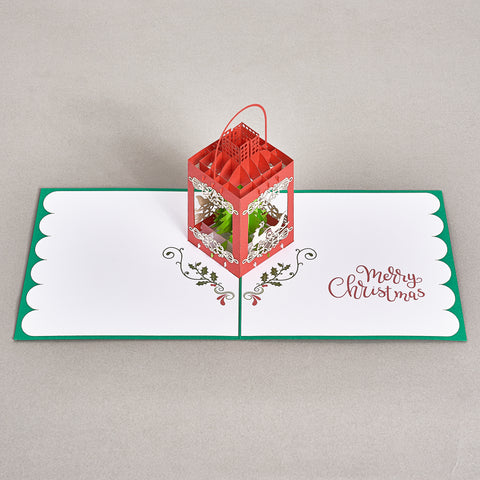 Christmas Lantern Pop Up Card