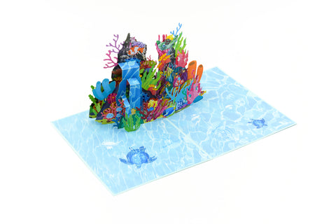 Aquarium Pop Up Card