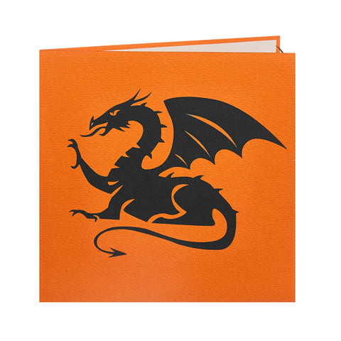 Fire Dragon Pop Up Card