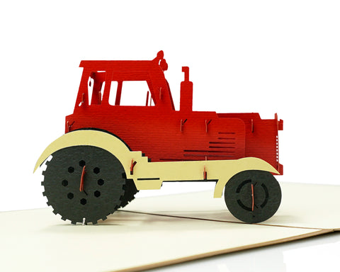 Tractor Pop Up Card