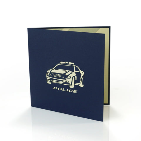 Police Car Pop Up Card