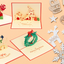 Premium 3D Christmas Greeting Card (4pk)