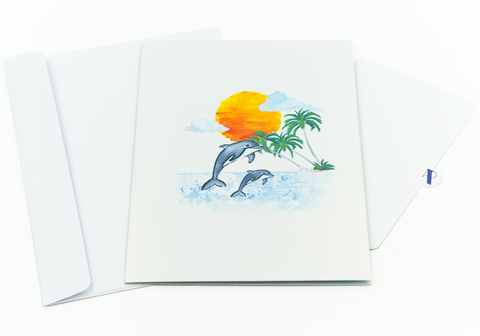 Dolphin Pop Up Card