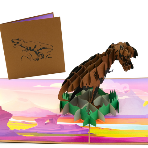 T-Rex Pop Up Card