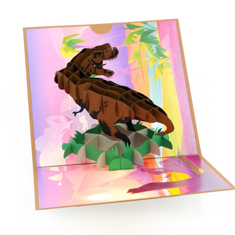 T-Rex Pop Up Card