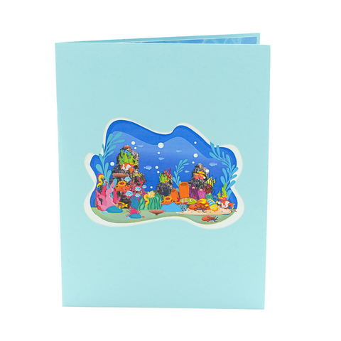 Aquarium Pop Up Card