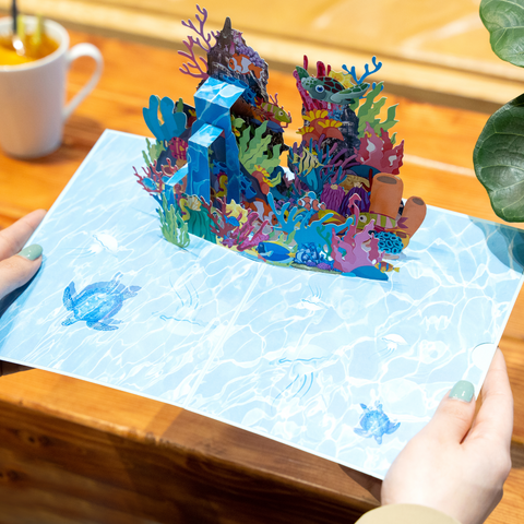 Aquarium Pop Up Card