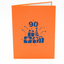 90th Birthday Pop Up Card