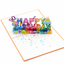 90th Birthday Pop Up Card