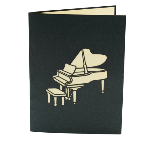 Grand Piano Pop Up Card